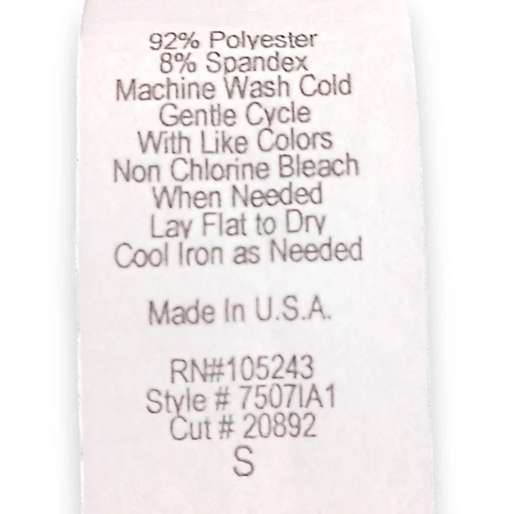 JKLA Women's Top- SMALL- Black-Green-Cream-Dressy-Casual-Short sleeve-loose - Picture 9 of 9